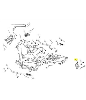 ΒΑΣΗ ΟΠΙΣΘΙΟΥ ΦΤΕΡΟΥ DAYTONA CARGO 125 EVO E5+ ΑΝΤΑΛΛΑΚΤΙΚΑ