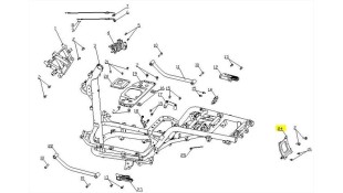 ΒΑΣΗ ΟΠΙΣΘΙΟΥ ΦΤΕΡΟΥ DAYTONA CARGO 125 EVO E5+ SPARE PARTS