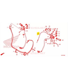 ΝΤΙΖΑ ΦΡΕΝΟΥ ΠΙΣΩ ΓΝΗΣΙΑ HONDA PCX 125/150 '14-'18 ΑΝΤΑΛΛΑΚΤΙΚΑ