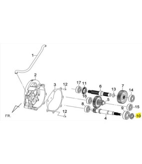 ΤΣΙΜΟΥΧΑ ΔΙΑΦΟΡΙΚΟΥ SYM CROX/FIDDLE/HD/JET 14/JET X/JOYRIDE/MIO/SYMPHONY ΑΝΤΑΛΛΑΚΤΙΚΑ