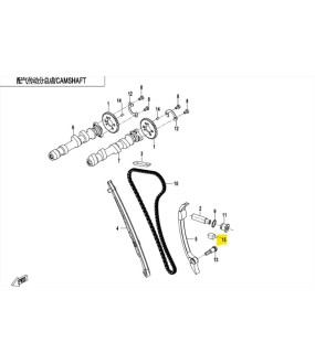 ΤΑΠΑ ΤΕΝΤΩΤΗΡΑ ΚΑΔΕΝΑΣ CFMOTO SPARE PARTS