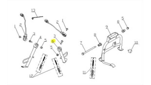 ΣΤΑΝΤ ΠΛΑΙΝΟ ΔΕΞΙΟ DAYTONA CARGO 125 EVO E5+ SPARE PARTS