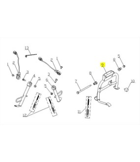 ΣΤΑΝΤ ΚΕΝΤΡΙΚΟ DAYTONA CARGO 125 EVO E5+ SPARE PARTS