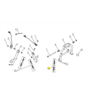ΕΛΑΤΗΡΙΟ ΚΕΝΤΡΙΚΟΥ ΣΤΑΝΤ DAYTONA CARGO 125 EVO E5+ SPARE PARTS
