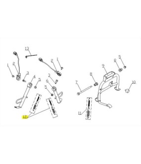 ΕΛΑΤΗΡΙΟ ΠΛΑΙΝΟΥ ΣΤΑΝΤ DAYTONA CARGO 125 EVO E5+ SPARE PARTS