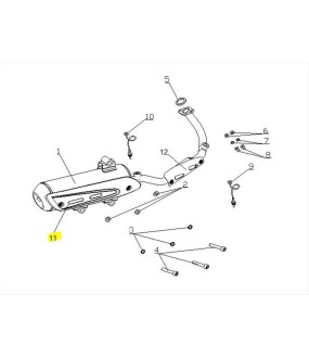 ΚΑΛΥΜΜΑ ΕΞΑΤΜΙΣΗΣ DAYTONA CARGO 125 EVO E5+ ΑΝΤΑΛΛΑΚΤΙΚΑ