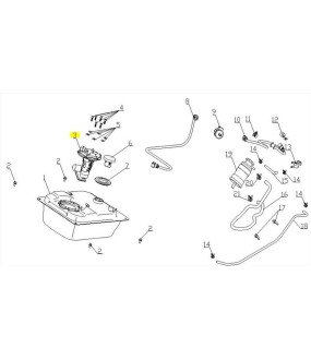 ΤΡΟΜΠΑ ΒΕΝΖΙΝΗΣ DAYTONA CARGO 125 EVO E5+ SPARE PARTS