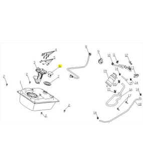 ΤΑΠΑ ΡΕΖΕΡΒΟΥΑΡ DAYTONA CARGO 125 EVO E5+ SPARE PARTS