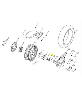 ΤΣΙΜΟΥΧΑ 27*47*7 DAYTONA CARGO 125 EVO E5+ SPARE PARTS
