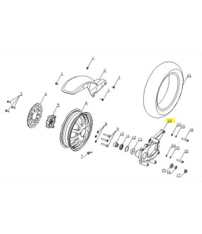 ΨΑΛΙΔΙ ΟΠΙΣΘΙΟ DAYTONA CARGO 125 EVO E5+ SPARE PARTS