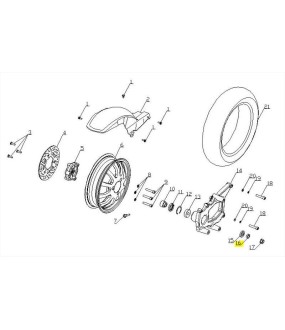 ΑΠΟΣΤΑΣΗ ΑΞΟΝΑ ΟΠΙΣΘΙΟΥ ΤΡΟΧΟΥ ΕΞΩΤΕΡΙΚΗ DAYTONA CARGO 125 EVO E5+ SPARE PARTS