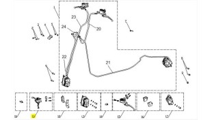 ΤΡΟΜΠΑ ΕΜΠΡΟΣΘΙΟΥ ΦΡΕΝΟΥ DAYTONA CARGO 125 EVO E5+ ΑΝΤΑΛΛΑΚΤΙΚΑ