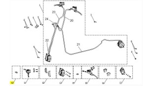 ΒΑΛΒΙΔΑ ΣΤΟΠ ΕΜΠΡΟΣΘΙΟΥ ΦΡΕΝΟΥ DAYTONA CARGO 125 EVO E5+ ELECTRICAL PARTS