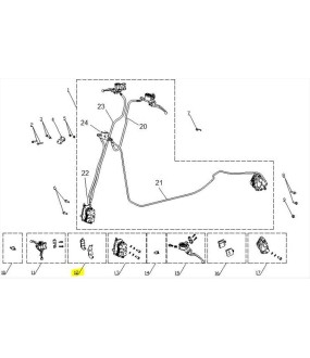 ΤΑΚΑΚΙΑ ΕΜΠΡΟΣΘΙΑ DAYTONA CARGO 125 EVO E5+ SPARE PARTS