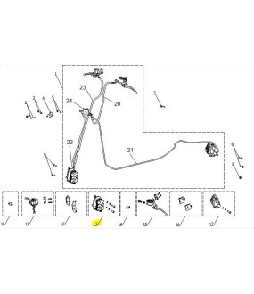 ΔΑΓΚΑΝΑ ΕΜΠΡΟΣΘΙΟΥ ΦΡΕΝΟΥ DAYTONA CARGO 125 EVO E5+ ΑΝΤΑΛΛΑΚΤΙΚΑ