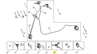 ΤΡΟΜΠΑ ΟΠΙΣΘΙΟΥ ΦΡΕΝΟΥ DAYTONA CARGO 125 EVO E5+ SPARE PARTS