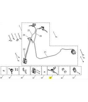 ΤΡΟΜΠΑ ΟΠΙΣΘΙΟΥ ΦΡΕΝΟΥ DAYTONA CARGO 125 EVO E5+ SPARE PARTS