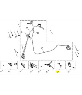 ΤΑΚΑΚΙΑ ΟΠΙΣΘΙΟΥ ΦΡΕΝΟΥ DAYTONA CARGO 125 EVO E5+ SPARE PARTS