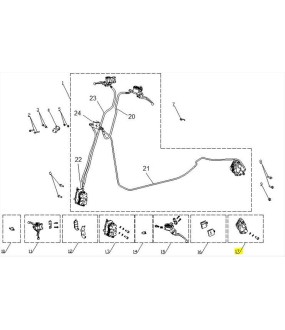 ΔΑΓΚΑΝΑ ΟΠΙΣΘΙΟΥ ΦΡΕΝΟΥ DAYTONA CARGO 125 EVO E5+ ΑΝΤΑΛΛΑΚΤΙΚΑ