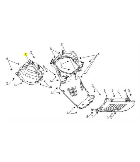 ΠΟΔΙΑ ΕΜΠΡΟΣΘΙΑ ΕΣΩΤΕΡΙΚΗ DAYTONA CARGO 125 EVO E5+ ΑΝΤΑΛΛΑΚΤΙΚΑ