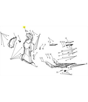 ΚΑΠΑΚΙ ΠΟΔΙΑΣ ΕΣΩΤΕΡΙΚΗΣ ΑΝΩ DAYTONA CARGO 125 EVO E5+ ΑΝΤΑΛΛΑΚΤΙΚΑ