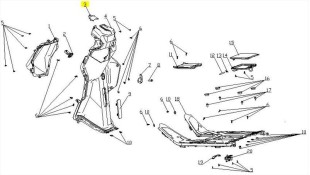 ΚΑΠΑΚΙ ΠΟΔΙΑΣ ΕΣΩΤΕΡΙΚΗΣ ΑΝΩ DAYTONA CARGO 125 EVO E5+