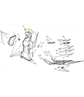 ΠΟΔΙΑ ΕΣΩΤΕΡΙΚΗ DAYTONA CARGO 125 EVO E5+ ΑΝΤΑΛΛΑΚΤΙΚΑ