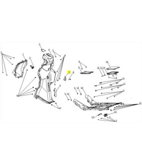 ΓΑΝΤΖΟΣ ΠΟΔΙΑΣ ΕΣΩΤΕΡΙΚΗΣ DAYTONA CARGO 125 EVO E5+ ΑΝΤΑΛΛΑΚΤΙΚΑ