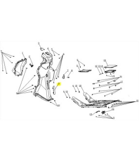 ΚΑΠΑΚΙ ΑΡΙΘΜΟΥ ΠΛΑΙΣΙΟΥ DAYTONA CARGO 125 EVO E5+ ΑΝΤΑΛΛΑΚΤΙΚΑ