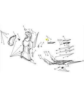 ΚΑΠΑΚΙ ΠΟΔΙΑΣ ΕΣΩΤΕΡΙΚΗΣ ΚΑΤΩ DAYTONA CARGO 125 EVO E5+ ΑΝΤΑΛΛΑΚΤΙΚΑ