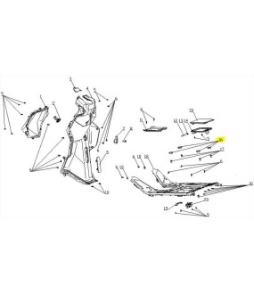 ΤΑΠΑ ΠΑΤΩΜΑΤΟΣ DAYTONA CARGO 125 EVO E5+ SPARE PARTS