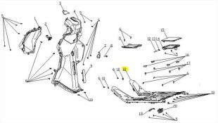 ΠΑΤΩΜΑ DAYTONA CARGO 125 EVO E5+ SPARE PARTS