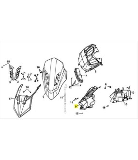 ΠΟΔΙΑ ΕΜΠΡΟΣΘΙΑ ΕΣΩΤΕΡΙΚΗ SYM JET X 125 ΑΝΤΑΛΛΑΚΤΙΚΑ