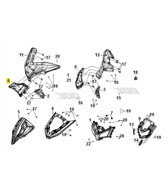 ΚΑΛΥΜΜΑ ΕΜΠΡΟΣΘΙΟ ΔΕΞΙΟ ΚΑΤΩ (GY-7450U) SYM ADX 300 SPARE PARTS ΚΑΛΥΜΜΑ ΕΜΠΡΟΣΘΙΟ ΔΕΞΙΟ ΚΑΤΩ (GY-7450U) SYM ADX 300 SPARE PARTS