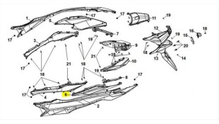 ΚΑΠΑΚΙ ΣΕΛΛΑΣ ΠΙΣΩ ΑΡΙΣΤΕΡΟ (GY-097) SYM JET X 125 SPARE PARTS