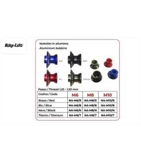 ΒΙΔΕΣ ΨΑΛΙΔΙΟΥ (SPOOLS) BIKE LIFT ΜΑΥΡΟ Μ6 ACCESSORIES