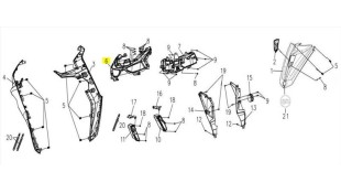 ΜΑΣΚΑ ΕΜΠΡΟΣΘΙΟΥ ΦΑΝΟΥ (BU-236S) SYM VF 185 E5+