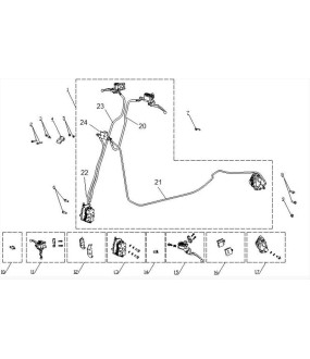 ΜΑΝΕΤΑ ΔΕΞΙΑ DAYTONA CARGO 125 EVO E5+ ΑΝΤΑΛΛΑΚΤΙΚΑ