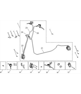 ΜΑΝΕΤΑ ΑΡΙΣΤΕΡΗ DAYTONA CARGO 125 EVO E5+ ΑΝΤΑΛΛΑΚΤΙΚΑ