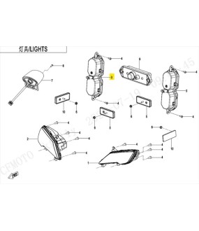 ΦΑΝΑΡΙ ΠΙΣΩ CFMOTO UFORCE 1000 ΑΝΤΑΛΛΑΚΤΙΚΑ