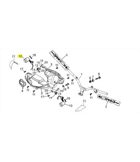 ΦΛΑΣ ΕΜΠΡΟΣΘΙΟ ΑΡΙΣΤΕΡΟ DAYTONA SPRINTER 125 E5 ΑΝΤΑΛΛΑΚΤΙΚΑ