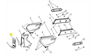 ΚΑΠΑΚΙ ΠΟΔΙΑΣ ΣΕΛΛΑΣ ΚΕΝΤΡΙΚΟ DAYTONA CARGO 125 EVO E5+ ΑΝΤΑΛΛΑΚΤΙΚΑ