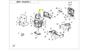 ΒΙΔΑ ΠΑΝΕΛ ΦΑΝΟΥ CFMOTO 450 MT M5 SPARE PARTS