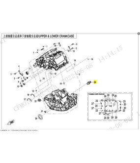 ΑΙΣΘΗΤΗΡΑΣ ΠΙΕΣΗΣ ΛΑΔΙΟΥ CFMOTO 450 MT ΗΛΕΚΤΡΙΚΑ
