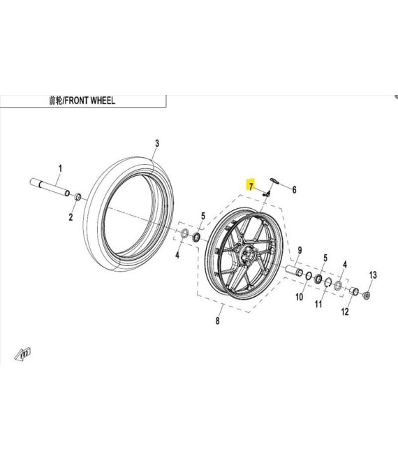 ΒΑΛΒΙΔΑ ΤΡΟΧΟΥ CFMOTO 700/675 ΑΝΤΑΛΛΑΚΤΙΚΑ ΒΑΛΒΙΔΑ ΤΡΟΧΟΥ CFMOTO 700/675 ΑΝΤΑΛΛΑΚΤΙΚΑ