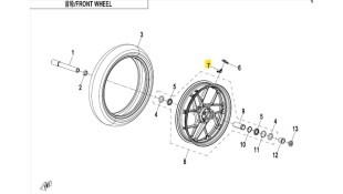 ΒΑΛΒΙΔΑ ΤΡΟΧΟΥ CFMOTO 700/675 ΑΝΤΑΛΛΑΚΤΙΚΑ