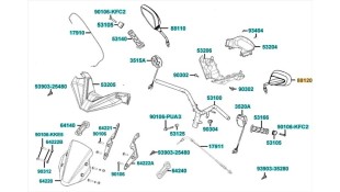 ΚΑΘΡΕΦΤΗΣ ΑΡΙΣΤΕΡΟΣ KYMCO SKYTOWN 125 ΑΝΤΑΛΛΑΚΤΙΚΑ