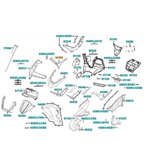 ΔΑΠΕΔΟ ΕΜΠΡΟΣΘΙΟ ΔΕΞΙΟ ΜΑΥΡΟ ΜΑΤ KYMCO SKYTOWN 125 ΑΝΤΑΛΛΑΚΤΙΚΑ