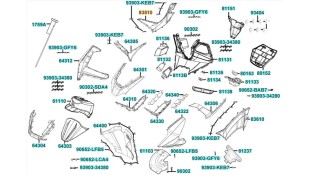 ΔΑΠΕΔΟ ΔΕΞΙΟ ΜΑΥΡΟ KYMCO SKYTOWN 125 ΑΝΤΑΛΛΑΚΤΙΚΑ