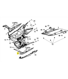 ΚΑΠΑΚΙ ΕΜΠΡΟΣ ΑΡΙΣΤΕΡΟ (GY-7450U) SYM JET 14 EVO 125/200 ΑΝΤΑΛΛΑΚΤΙΚΑ